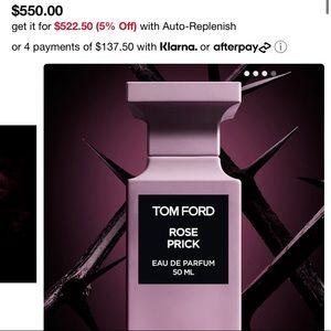 Tom Ford Rose Prick Perfume 3.4 oz